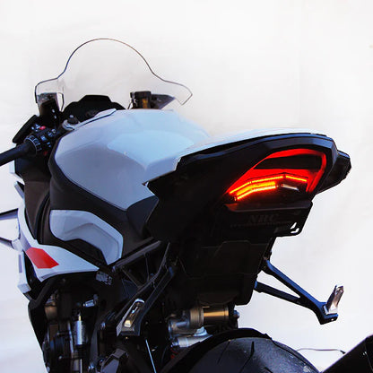 2023-2024 BMW S1000RR Tail Tidy with LED Tail Light and Turn Signals by New Rage Cycles