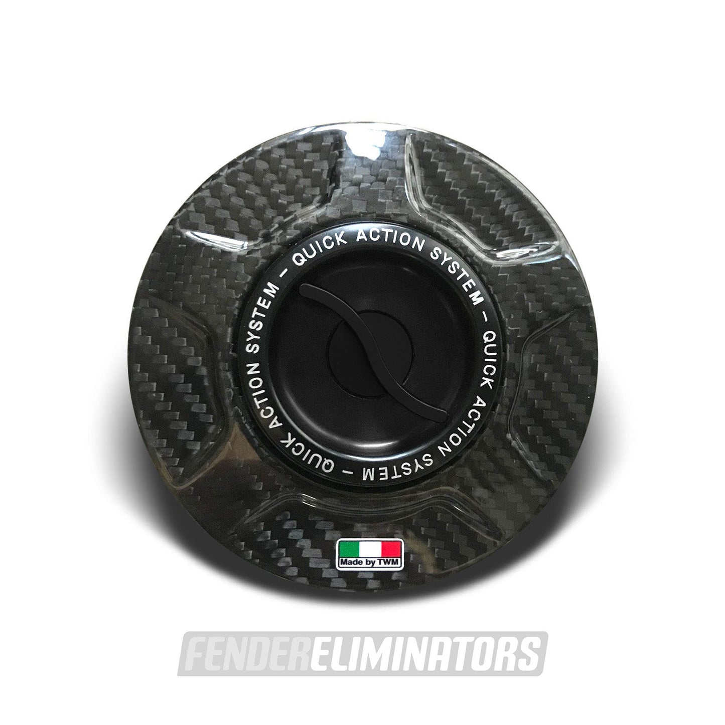 2023-2024 Ducati Diavel V4 Carbon Fibre Quick Action Fuel Cap by TWM