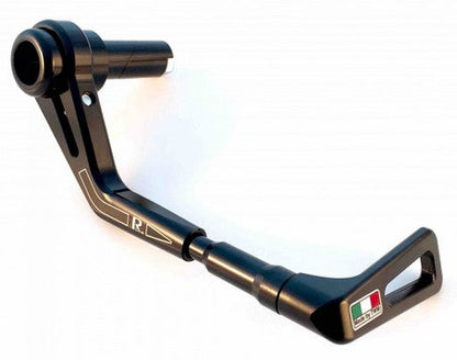 A clear photo showing the TWM brake lever guard in the colour black