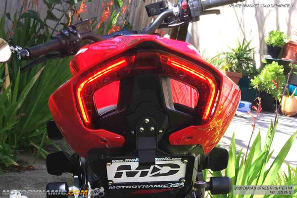 2022-2024 Ducati Streetfighter V2 LED Tail Light with Integrated Sequential Turn Signals