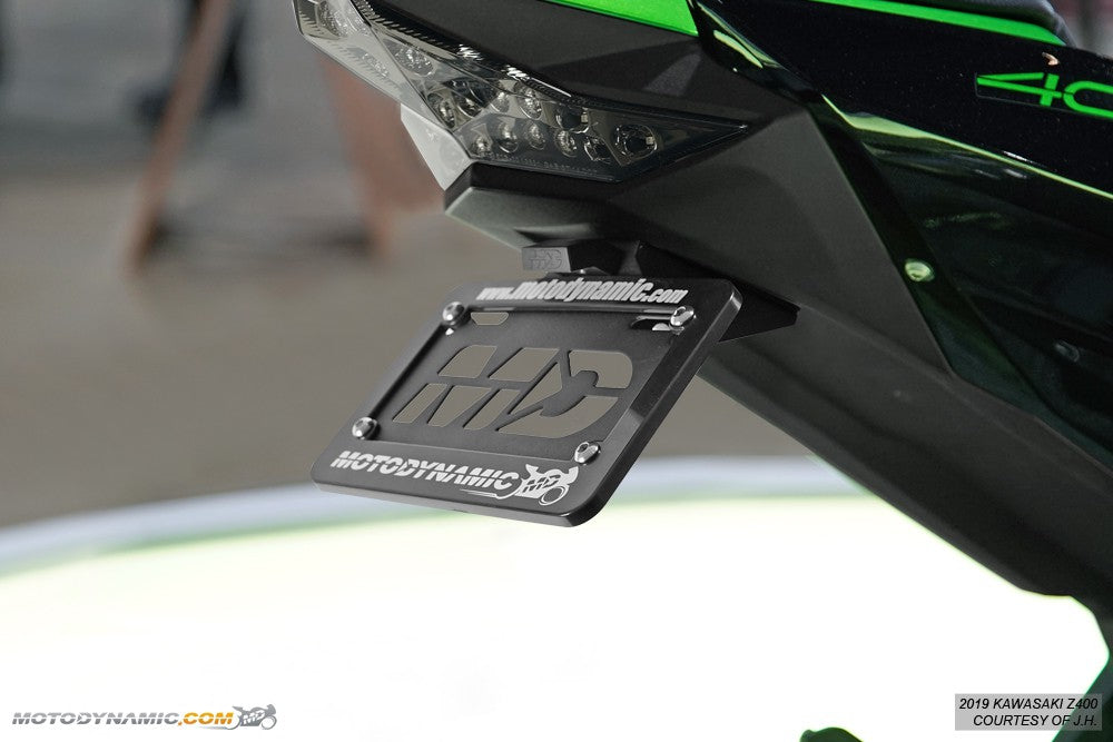 Motodynamic 2019-2024 Kawasaki Z400 Fender Eliminator Kit / Tail Tidy ...