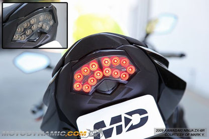 2008-2010 Kawasaki ZX10R Integrated Sequential Tail Light